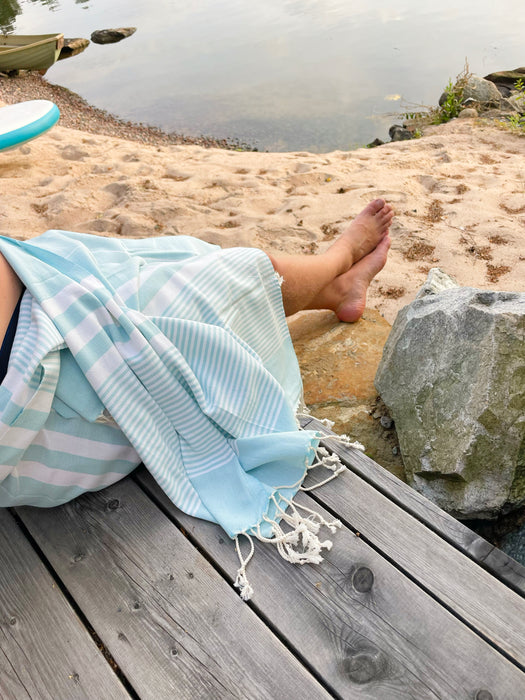 hamam-pyyhe, BORACAY, vaalea minttu