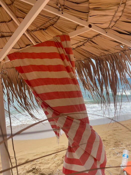 hamam-pyyhe, ARUBA, tumma koralli/hiekka