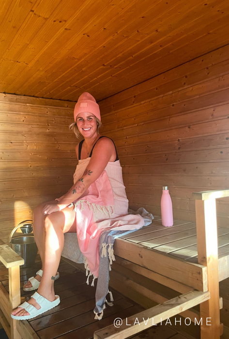 hamam-pyyhe, GILI light, vaaleanpunainen