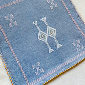 Tyynynpäällinen, kaktussilkki, denim
