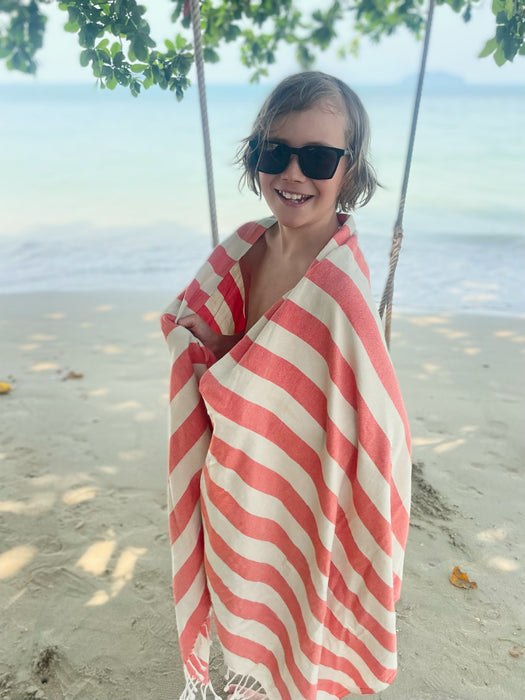 hamam-pyyhe, ARUBA, tumma koralli/hiekka