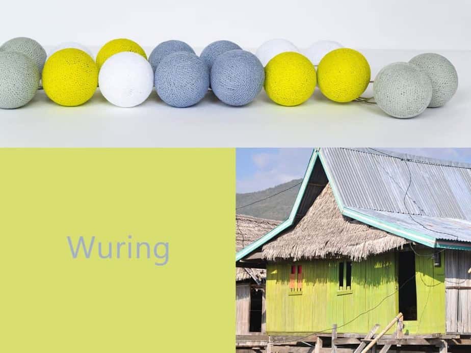 Happy Lights -pallovalosarja, WURING, 35 palloa LED